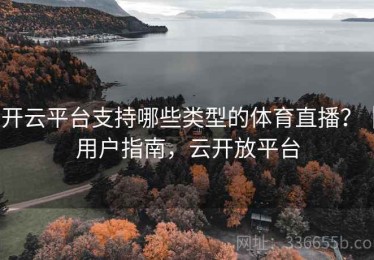 开云平台支持哪些类型的体育直播？｜用户指南，云开放平台