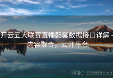 开云五大联赛直播配套数据接口详解 - 内容聚合，云开平台