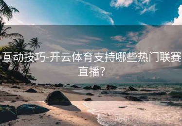 互动技巧-开云体育支持哪些热门联赛直播？