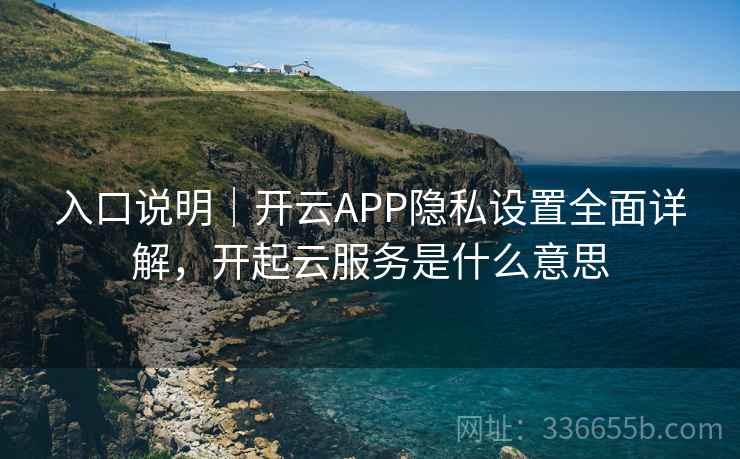 入口说明|开云APP隐私设置全面详解,开起云服务是什么意思 入口说明|开云APP隐私设置全面详解,开起云服务是什么意思