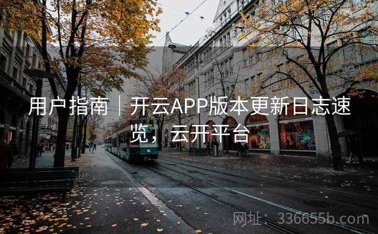 用户指南｜开云APP版本更新日志速览，云开平台